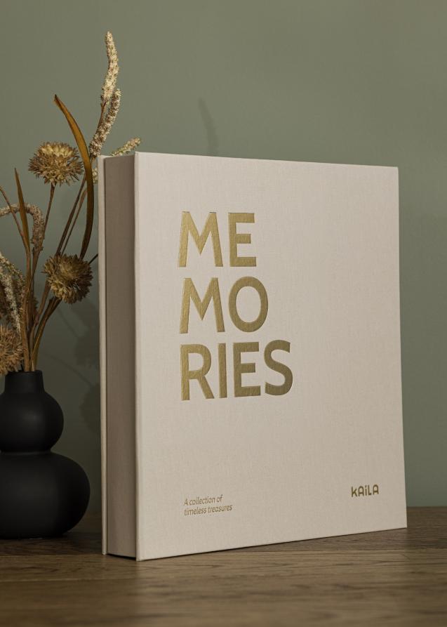Innova Décor KAILA PHOTO ALBUM MEMORIES Cream - 600 Pictures in 10x15 cm