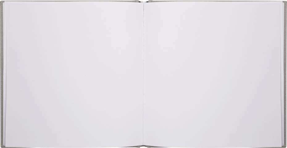 Burde Guest Book Grey 18x18 cm (96 white pages / 48 sheets)