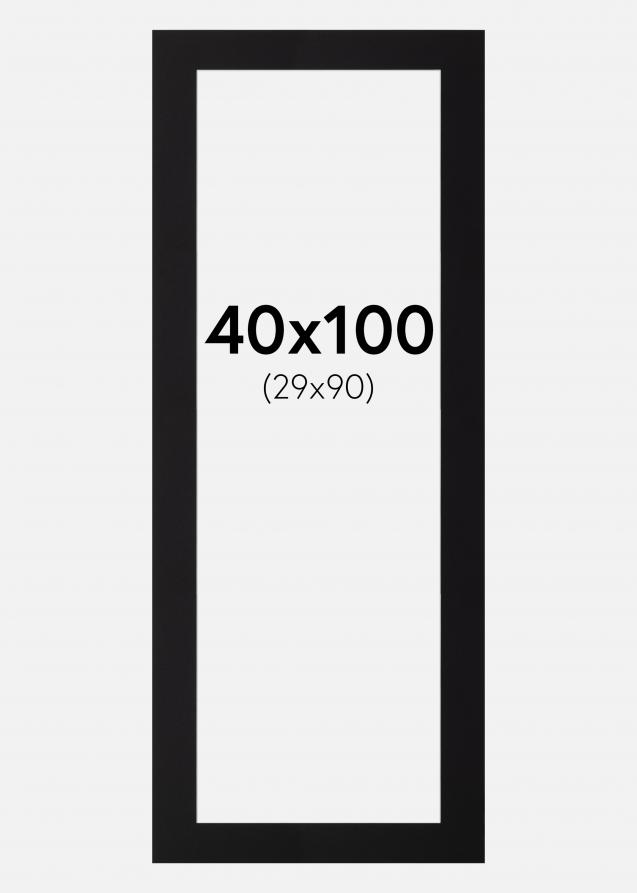 Artlink Mount Black Standard (White Core) 40x100 cm (29x90)
