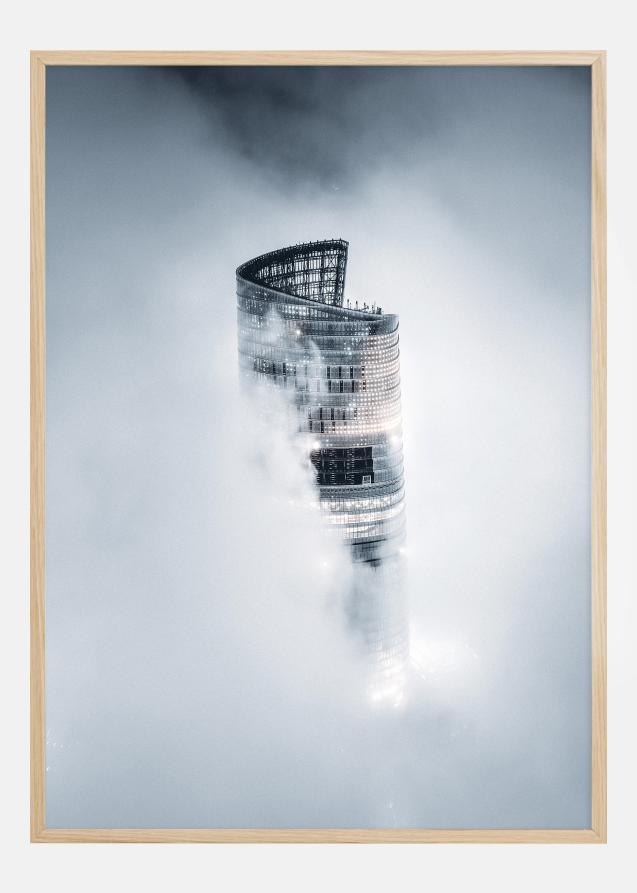 Bildverkstad City on the Cloud Poster