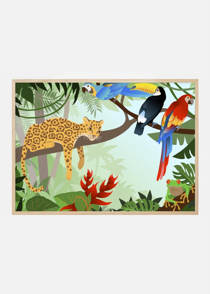 Buy Jungle Animals Poster here 