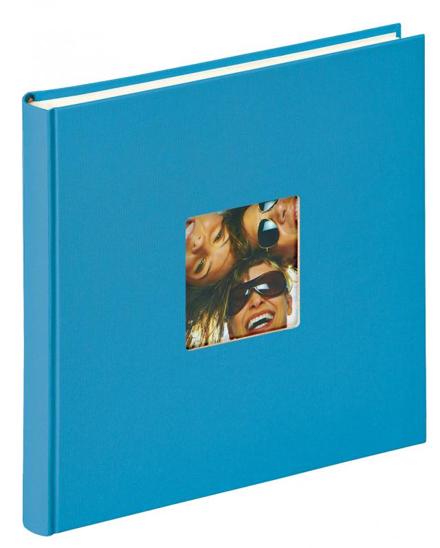 Walther Fun Album Sea blue - 26x25 cm (40 White pages / 20 sheets)