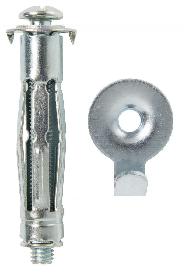  Screw and plug for plaster wall 6 mm - 2 pack