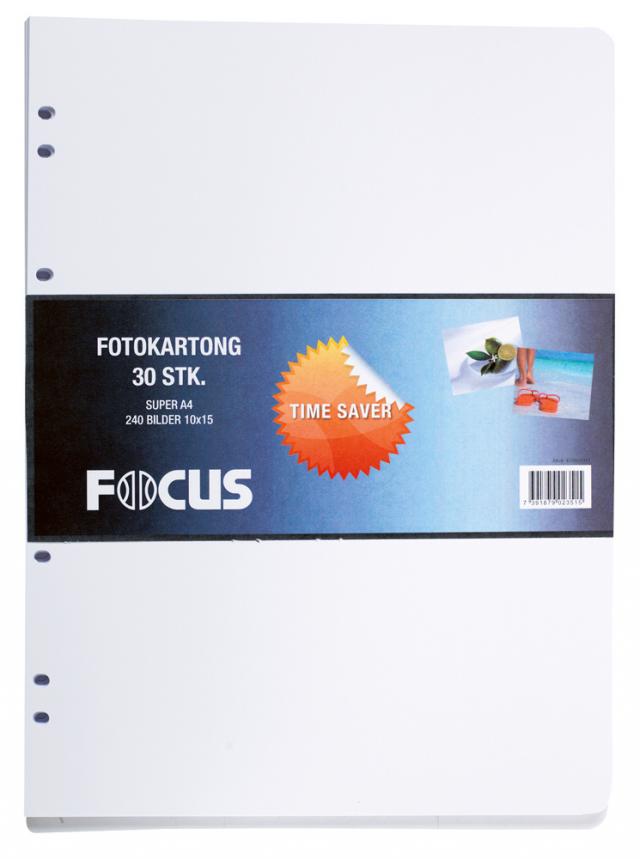 Focus Album sheets Timesaver SA4 - 30 White sheets
