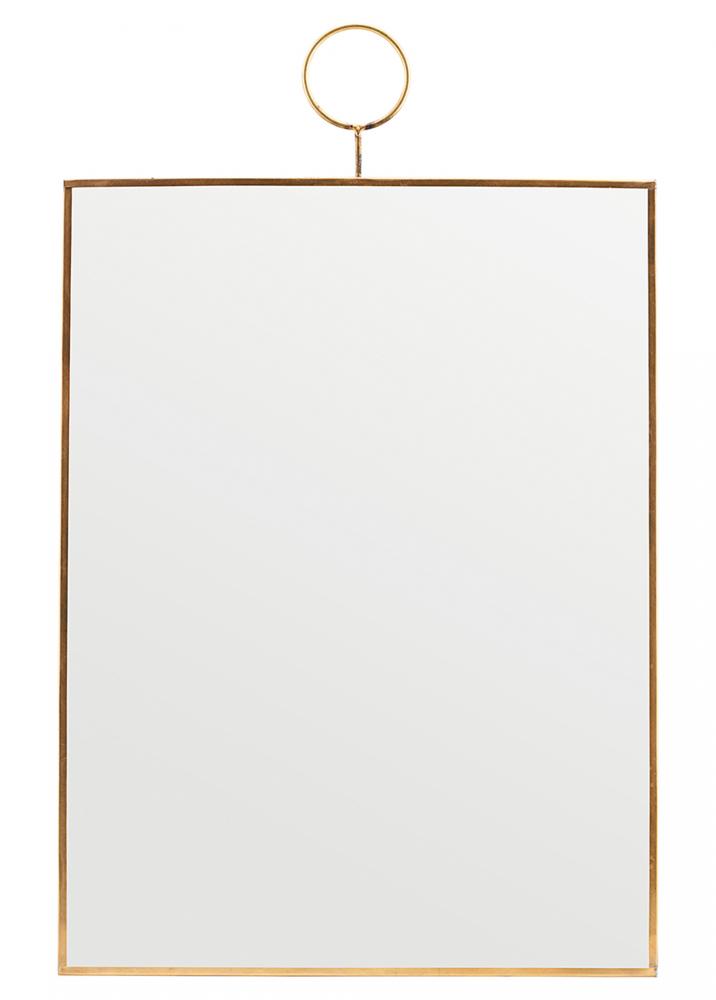 House Doctor Mirror House Doctor The Loop Brass 30x40 cm