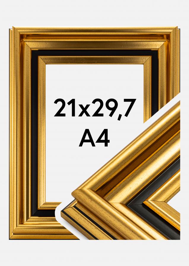 Ramverkstad Frame Gysinge Premium Gold 21x29,7 cm (A4)