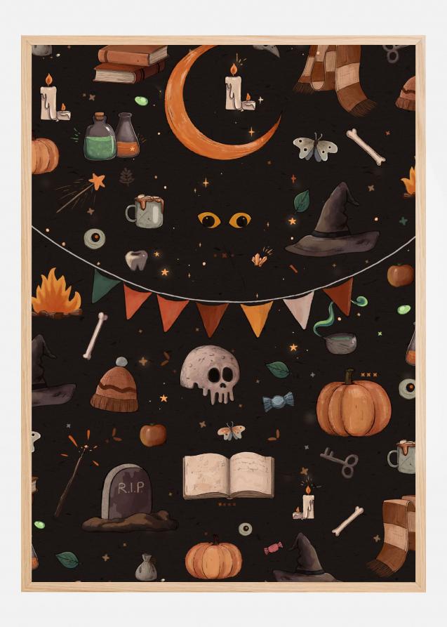 Bildverkstad Halloween Theme Poster