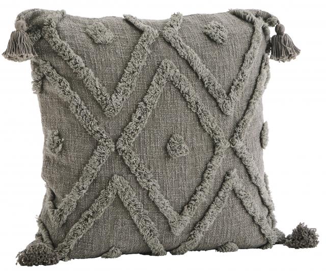 Madam Stoltz Cushion Cover Tuft - Taupe 50x50 cm