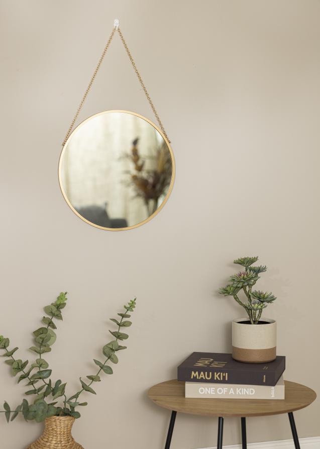 Artlink Round Mirror Modern Gold 41 cm Ø