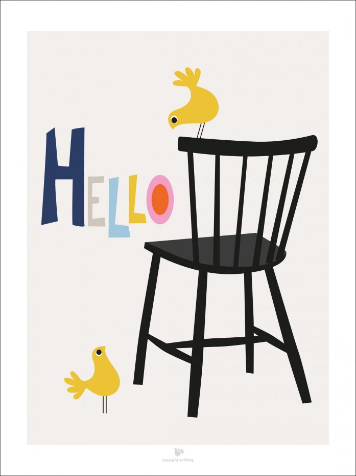 Bildverkstad Chair - Beige Poster