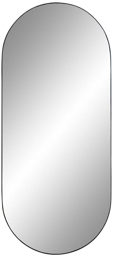 KAILA KAILA Oval Mirror - Thin Black 35x80 cm