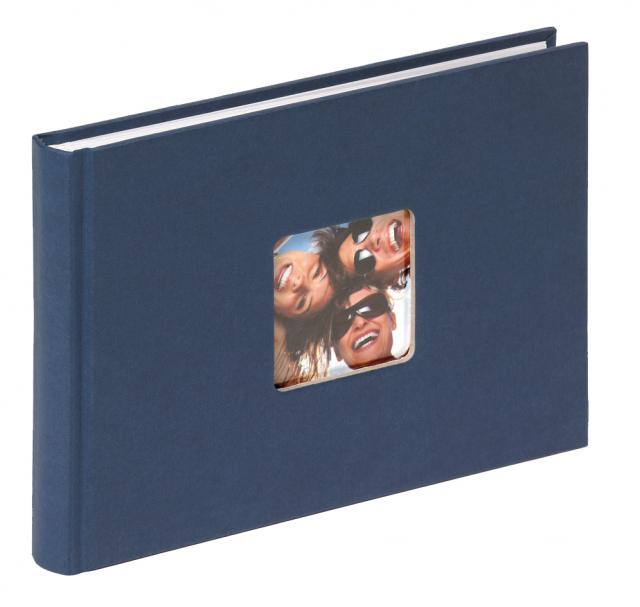 Walther Fun Photo Album Blue - 22x16 cm (40 White pages / 20 sheets)