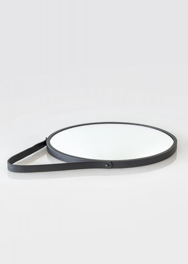 House Nordic Mirror Trapani Black 38 cm 