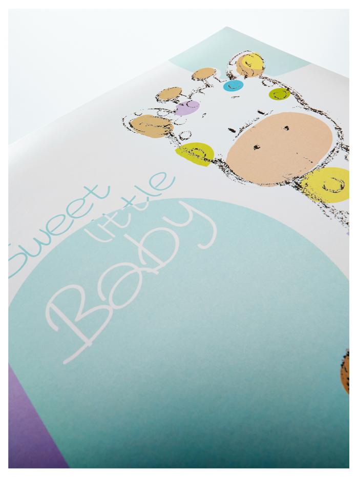 Walther Kima Baby album - 28x30.5 cm (50 White pages / 25 sheets)