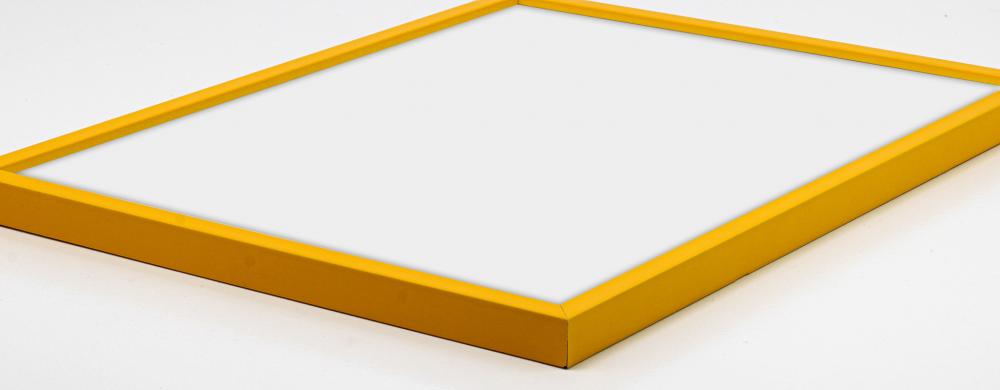 Ram med passepartou Frame E-Line Yellow 70x100 cm - Picture Mount White 62x93 cm
