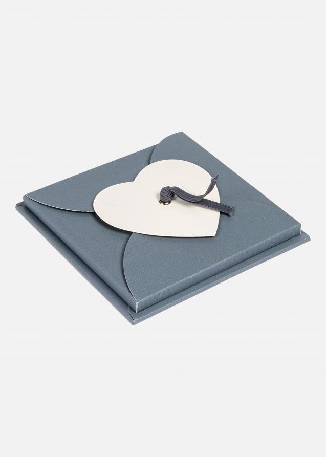 Walther PAC Leporello Heart Grey - 11 Pictures 10x10 cm