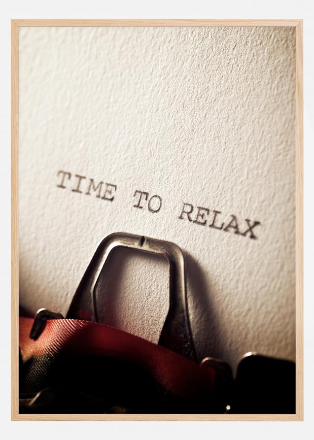 Bildverkstad Time to Relax Poster