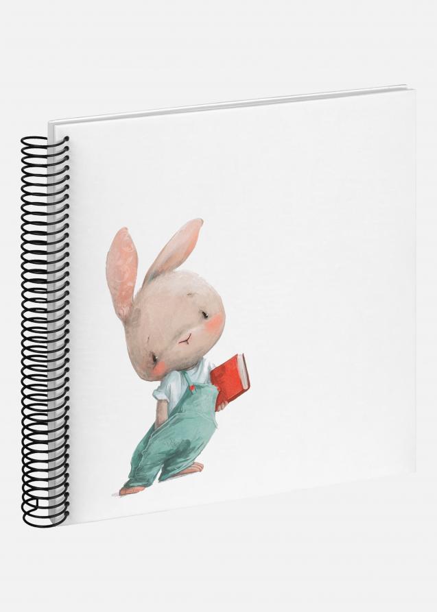 Walther Bunny Nosey Spiral Album White - 24x24 cm (40 White pages / 40 sheets)
