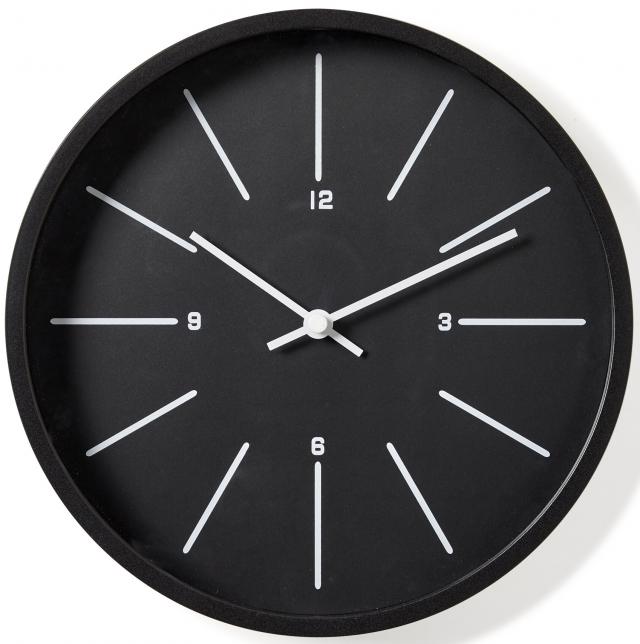 Artlink Wall Clock Willy - Black 22,5x22,5 cm