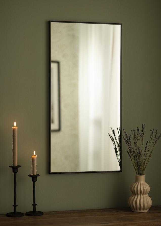 Incado Mirror Minimal Black 40x80 cm
