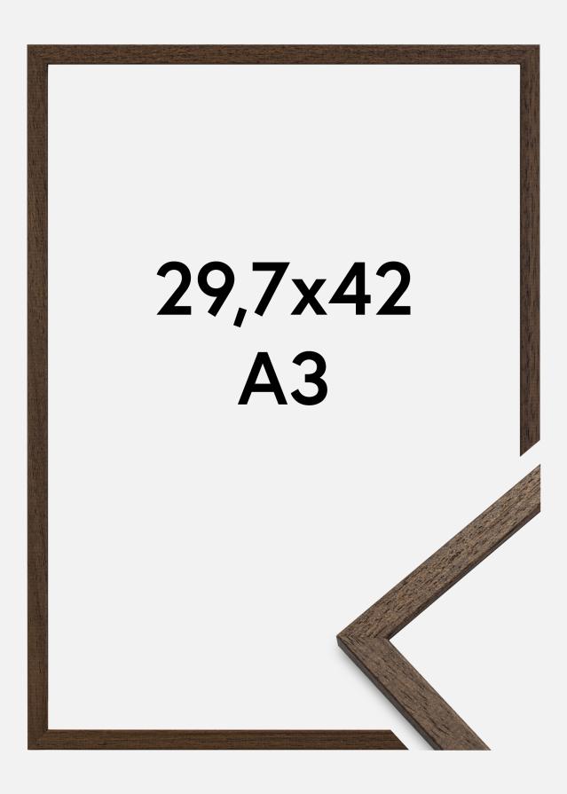 Galleri 1 Frame Edsbyn Acrylic glass Walnut 29,7x42 cm (A3)