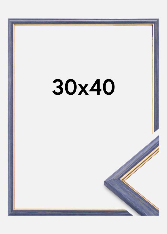 Jämtlands Ramfabrik Frame Claudia Acrylic Glass Blue 30x40 cm