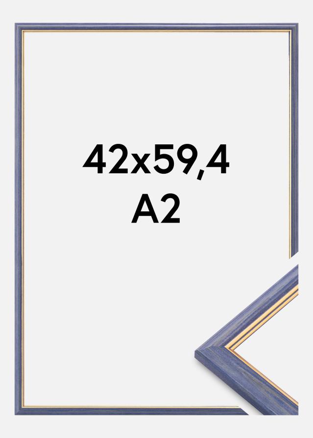 Jämtlands Ramfabrik Frame Claudia Acrylic Glass Blue 42x59.4 cm (A2)