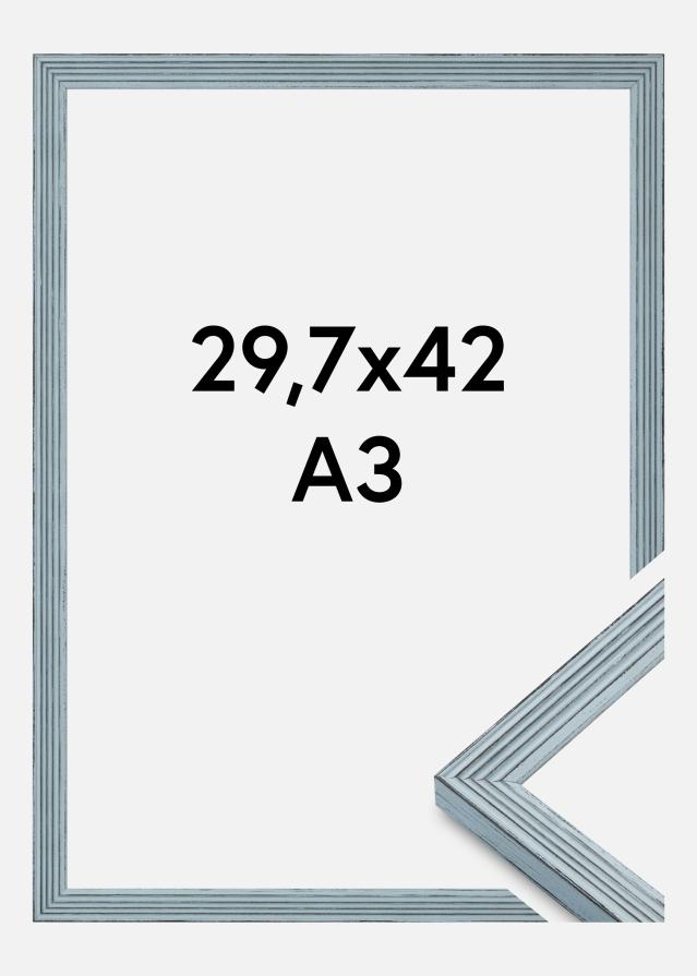 Jämtlands Ramfabrik Frame Tosca Acrylic Glass Blue 29.7x42 cm (A3)