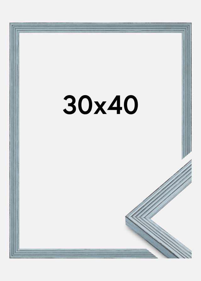 Jämtlands Ramfabrik Frame Tosca Acrylic Glass Blue 30x40 cm