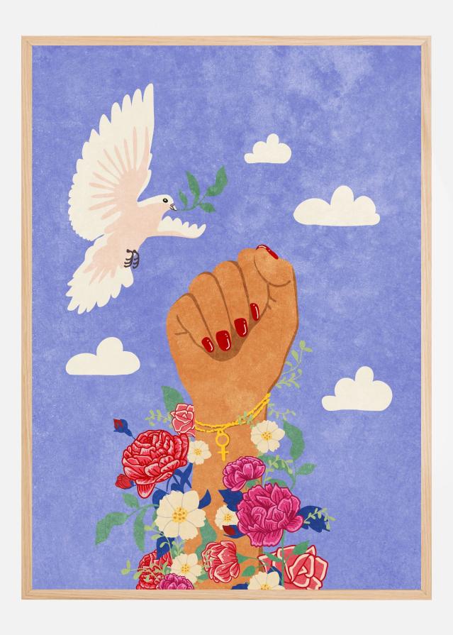 Bildverkstad Feminist Fist Poster