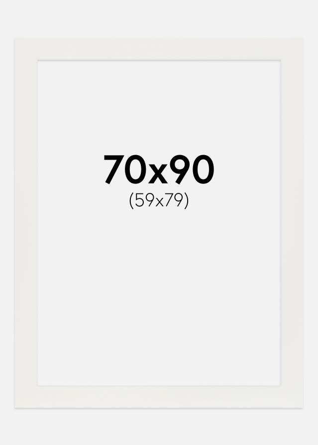 Konstlist Mount White 3 mm (White Core) 70x90 cm (59x79)