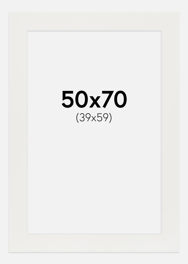 Konstlist Mount White 3 mm (White Core) 50x70 cm (39x59)
