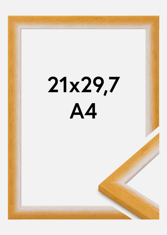 Jämtlands Ramfabrik Frame Cornwall Acrylic Glass Gold 21x29.7 cm (A4)