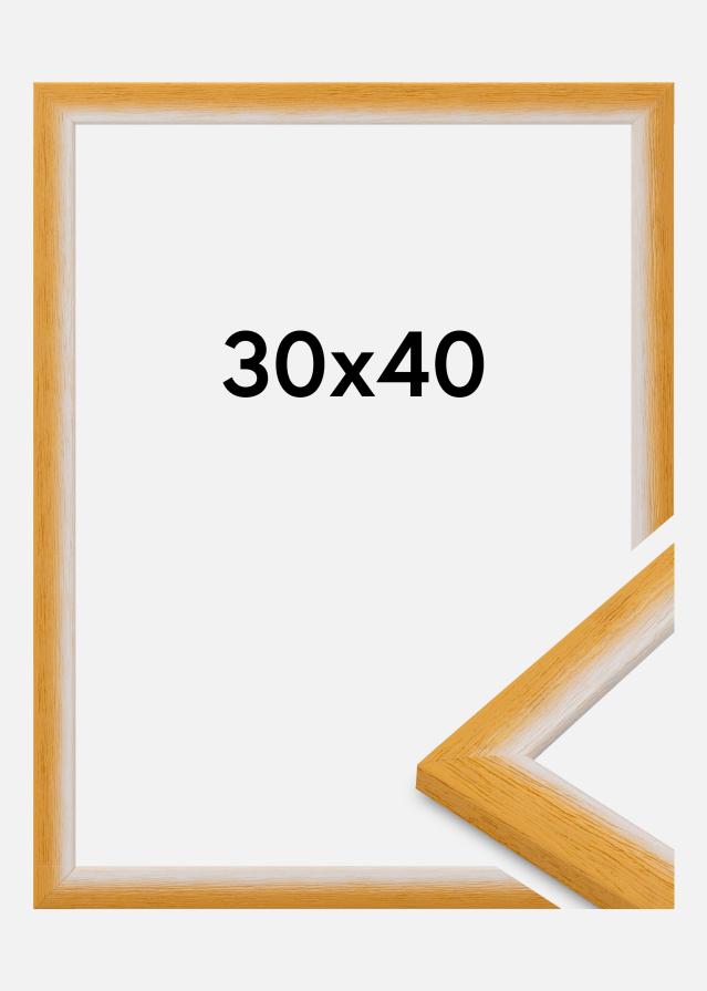 Jämtlands Ramfabrik Frame Cornwall Acrylic Glass Gold 30x40 cm