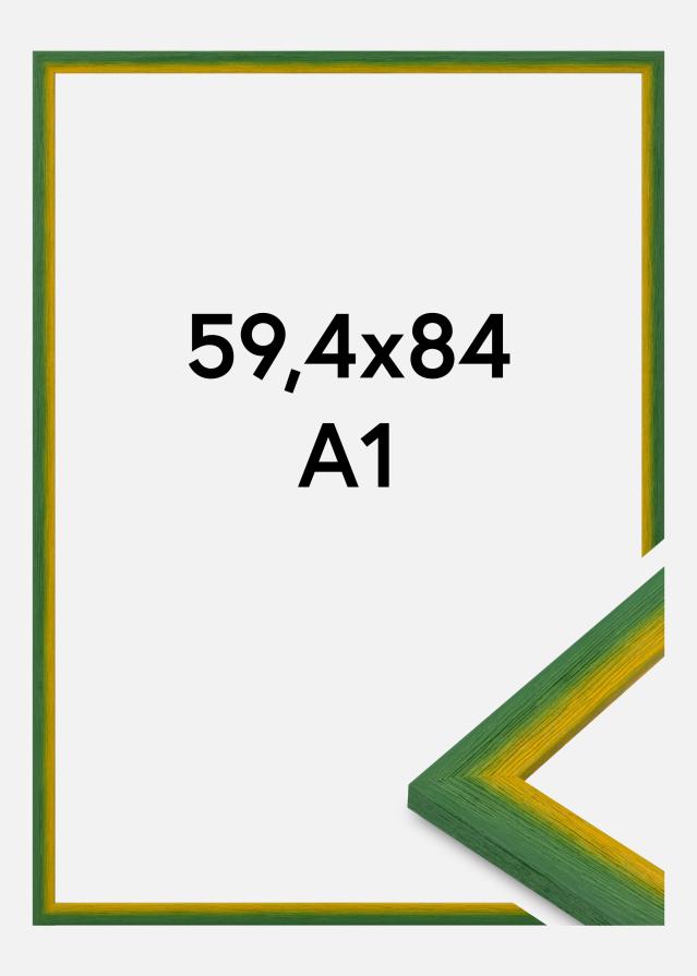 Jämtlands Ramfabrik Frame Cornwall Acrylic Glass Green 59.4x84 cm (A1)