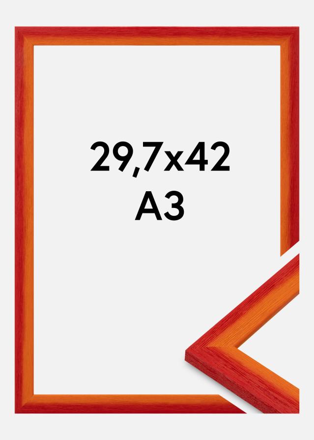Jämtlands Ramfabrik Frame Cornwall Acrylic Glass Red 29.7x42 cm (A3)