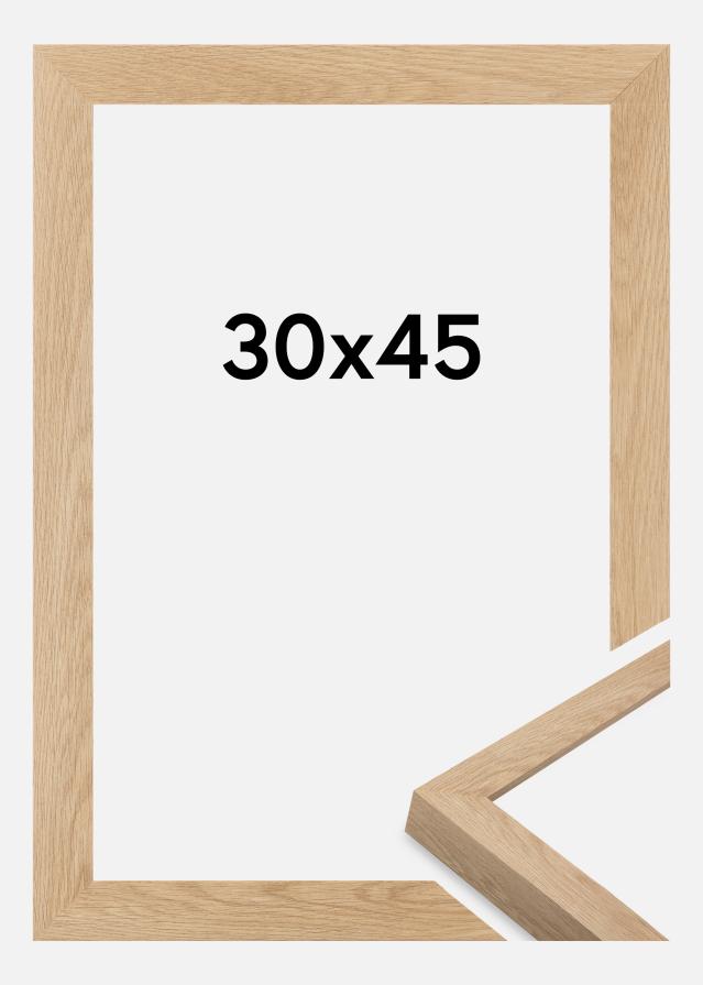 Jämtlands Ramfabrik Frame Wells Acrylic Glass Oak 30x45 cm