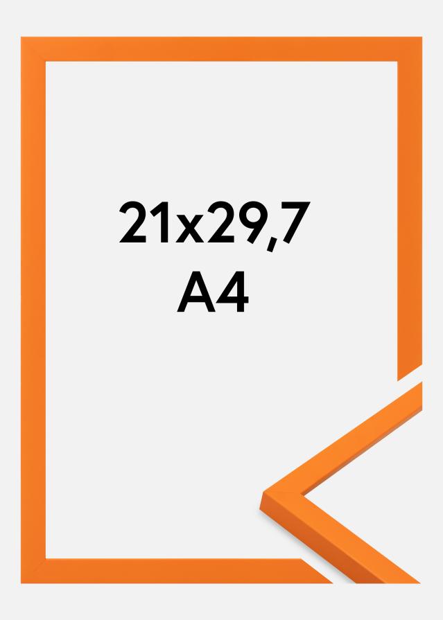 Jämtlands Ramfabrik Frame Kent Acrylic Glass Orange 21x29.7 cm (A4)