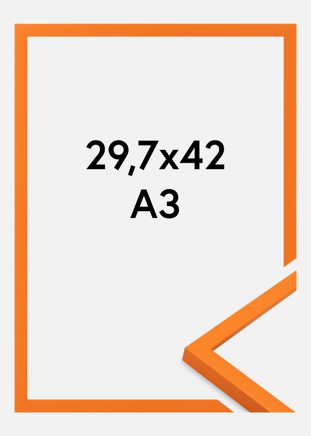 Jämtlands Ramfabrik Frame Kent Acrylic Glass Orange 29.7x42 cm (A3)