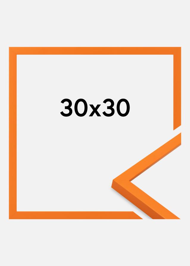 Jämtlands Ramfabrik Frame Kent Acrylic Glass Orange 30x30 cm