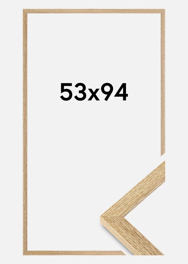 Jämtlands Ramfabrik Frame Selection Acrylic Glass Oak 53x94 cm