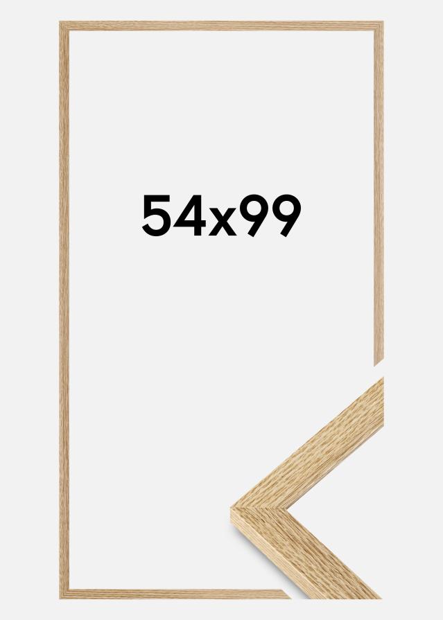 Jämtlands Ramfabrik Frame Selection Acrylic Glass Oak 54x99 cm