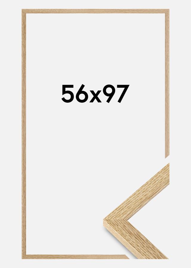 Jämtlands Ramfabrik Frame Selection Acrylic Glass Oak 56x97 cm