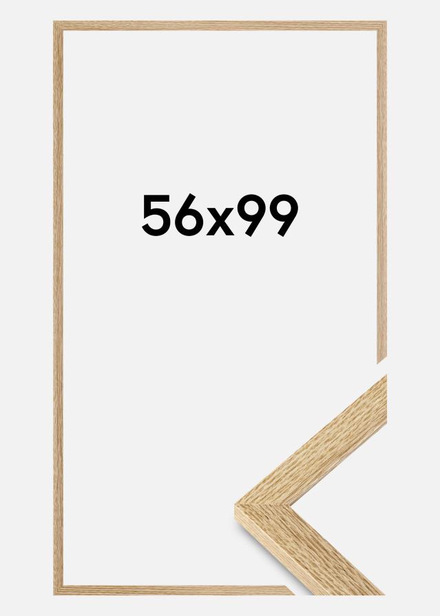 Jämtlands Ramfabrik Frame Selection Acrylic Glass Oak 56x99 cm