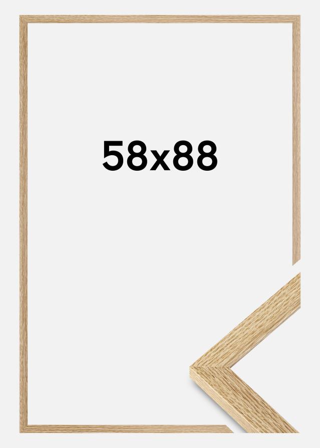 Jämtlands Ramfabrik Frame Selection Acrylic Glass Oak 58x88 cm