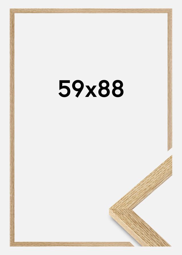 Jämtlands Ramfabrik Frame Selection Acrylic Glass Oak 59x88 cm