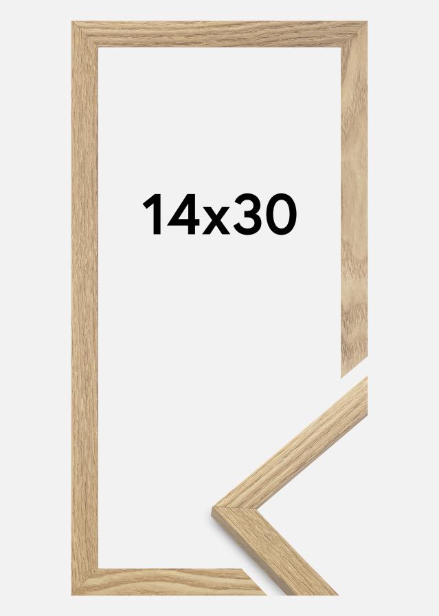 Jämtlands Ramfabrik Frame Trendy Acrylic glass Oak 14x30 cm
