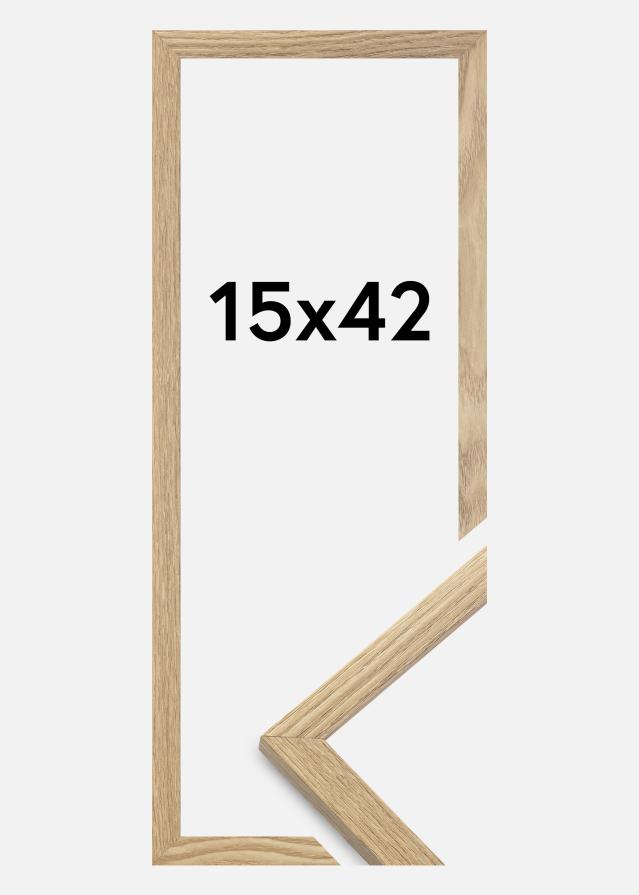 Jämtlands Ramfabrik Frame Trendy Acrylic glass Oak 15x42 cm