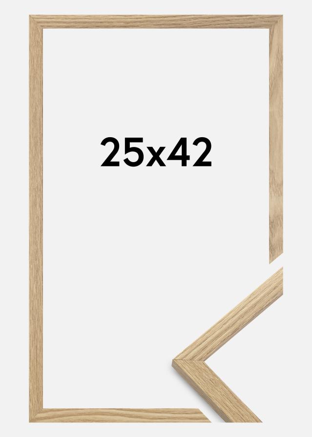 Jämtlands Ramfabrik Frame Trendy Acrylic glass Oak 25x42 cm