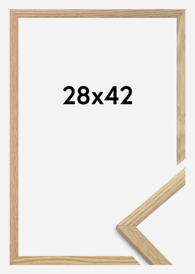 Jämtlands Ramfabrik Frame Trendy Acrylic glass Oak 28x42 cm